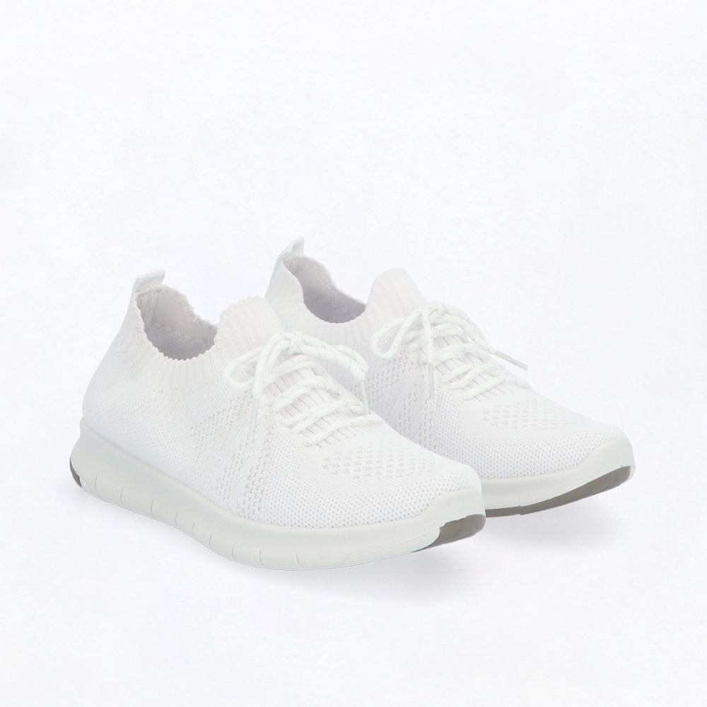 minimalist white sneakers