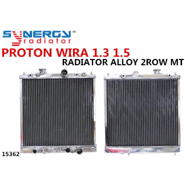 Proton Wira 1.3/1.5 MT SYNERGY Radiator Aluminium (2Row) Shopee Malaysia