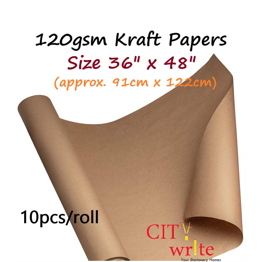 10pcs Large Size Kraft Brown Paper DIY Craft Handmade Decoration