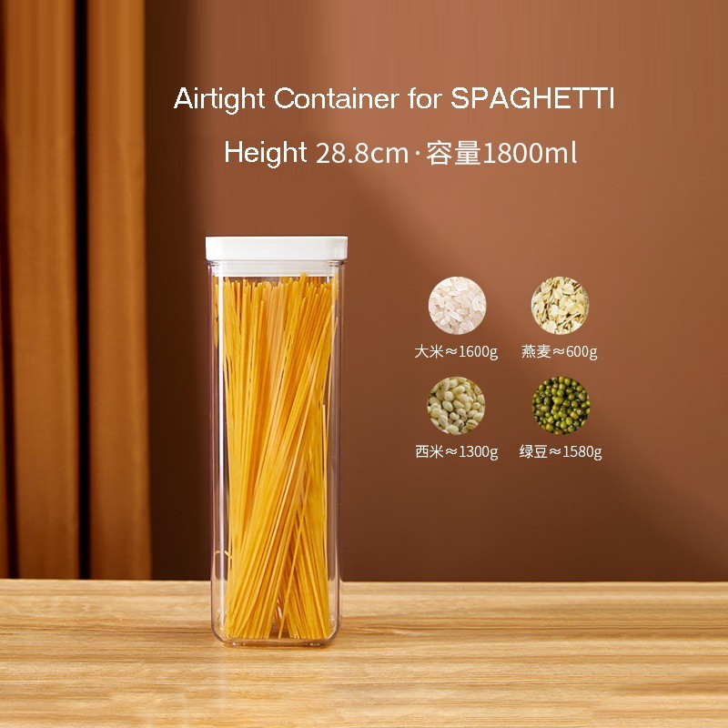 [Easy View] Food Containers Airtight Food Storage Pasta Spaghetti