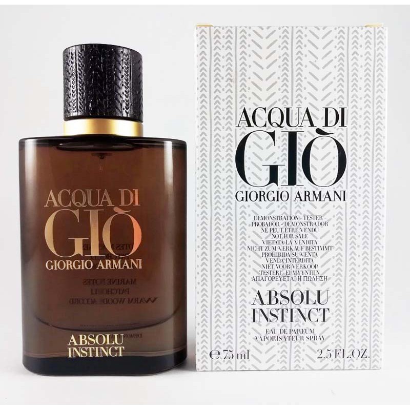 acqua di gio armani tester