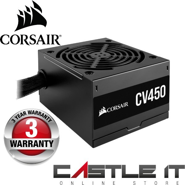 Corsair Cv450 Cv450w 450w Cv Series 80plus Bronze Power Supply Cp 909 Uk Shopee Malaysia