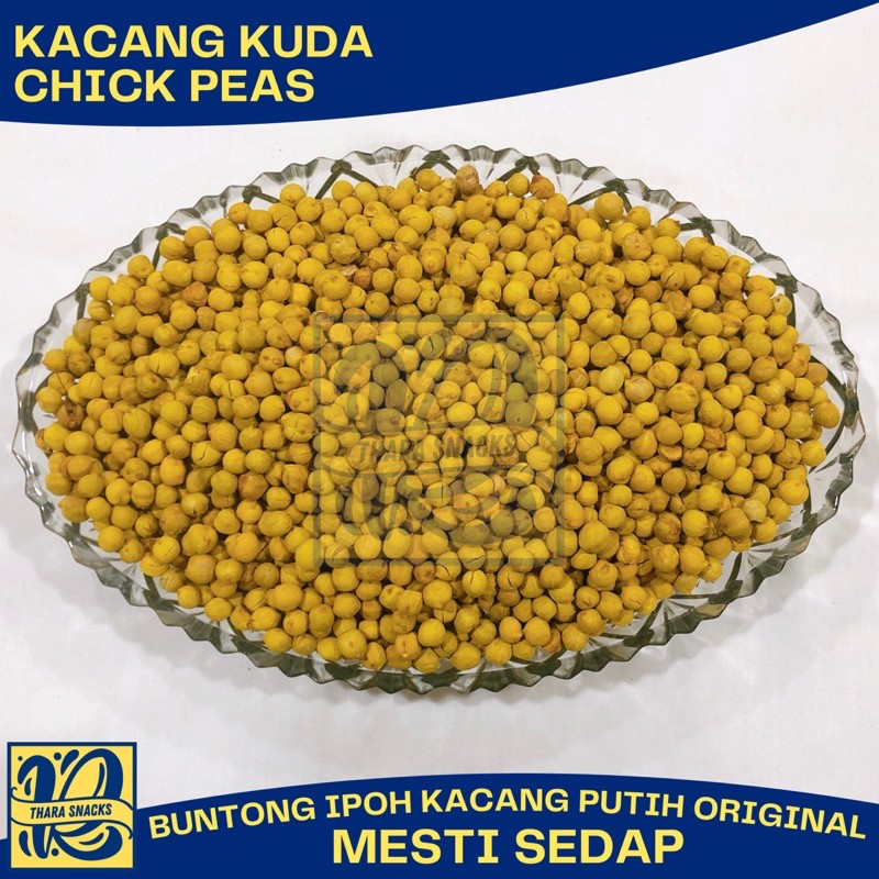 Thara Snacks Kacang Kuda Chickpeas Buntong Ipoh Kacang Putih Original