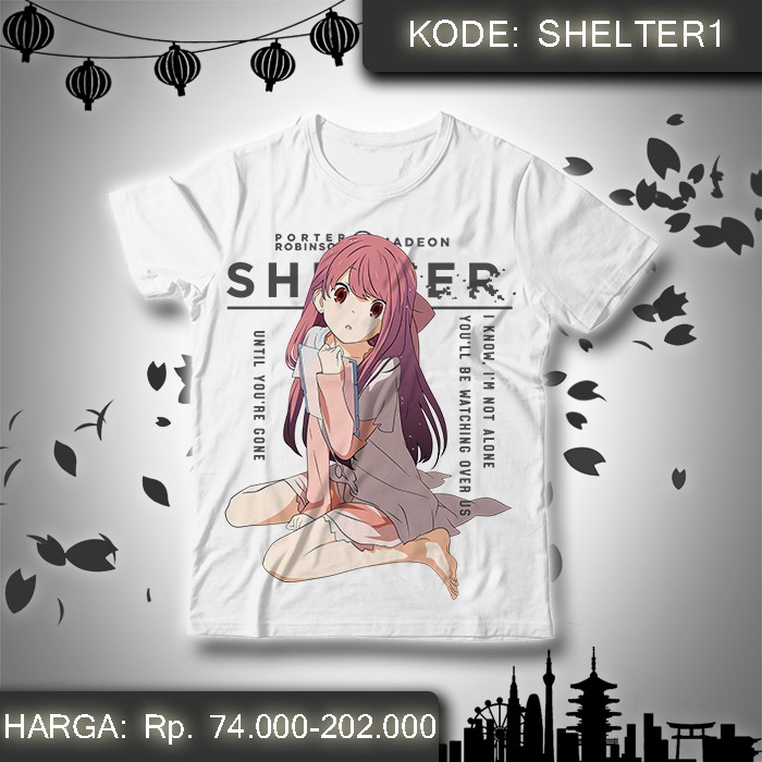 Shelter Music Anime T-Shirt - Porter Robinson & Madeon Music 1st Shirt Rin  | Shopee Malaysia