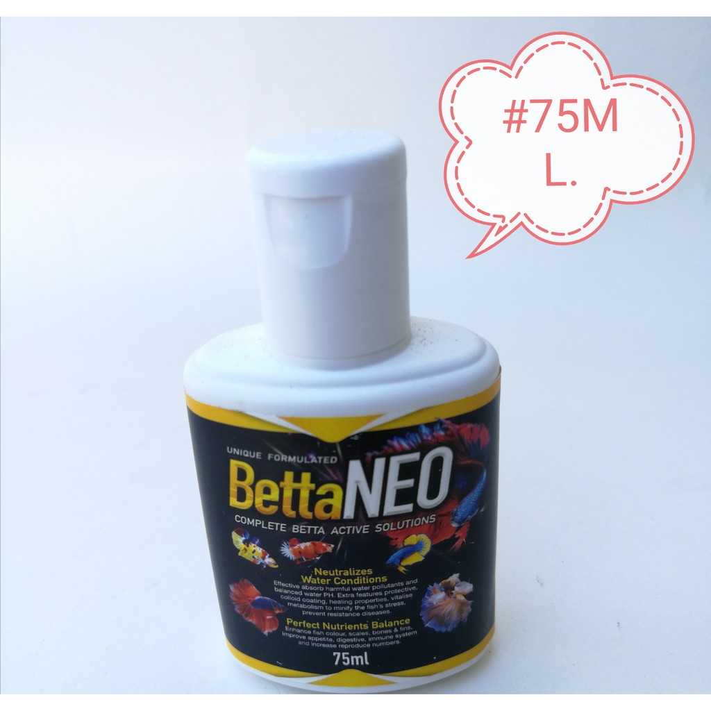 Bettaneo Betta Neo Betta Fish Aquarium Water Conditioner 75ml Shopee Malaysia