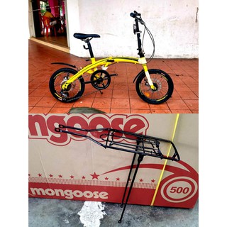 mongoose folding bike 16