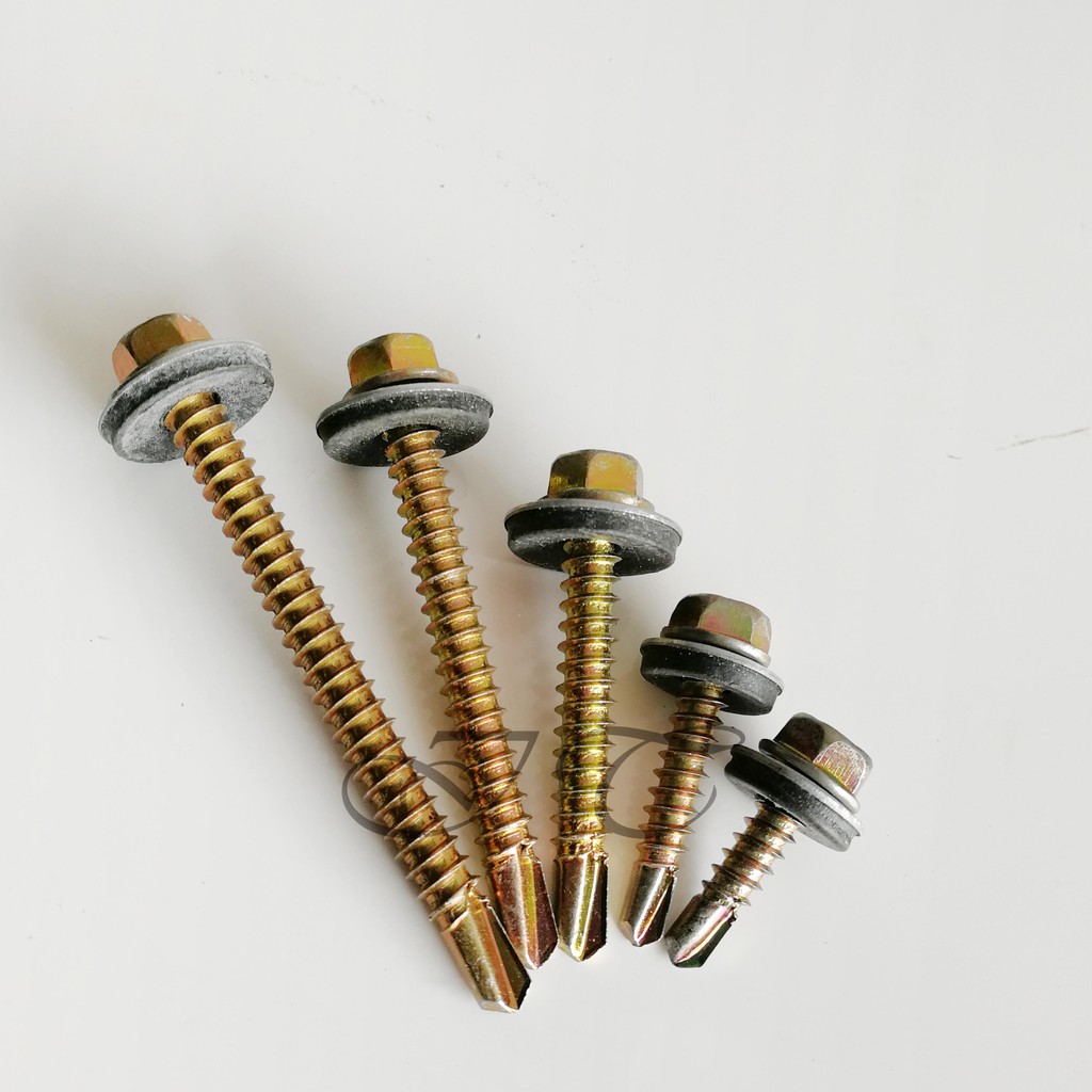 Box Self Drilling Hex Head Roofing Awning Screw For Wood And Metal