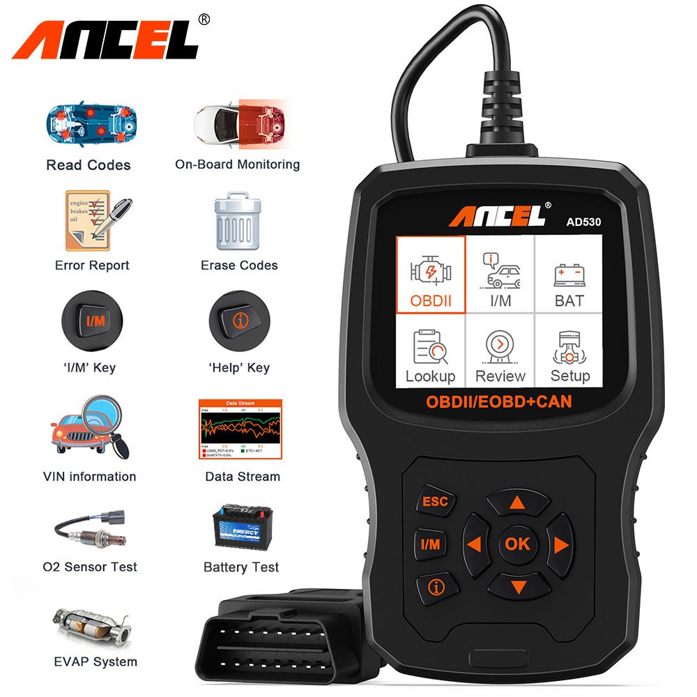 Automotive Scan Tool >> Ancel Ad530 Automotive Diagnostic Tool Engine Fault Code Reader Obd2 Scanner Automotive Scan Tool >> Ancel Ad530 Automotive Diagnostic Tool Engine Fault Code Reader Obd2 Scanner