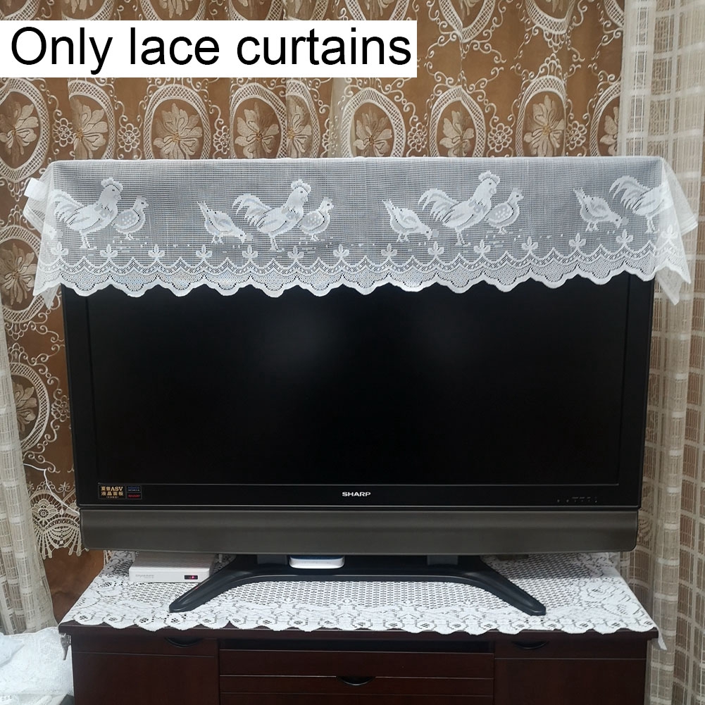 Drapes Gauze Lace Curtain Home Decoration Panel Polyester Fabrics