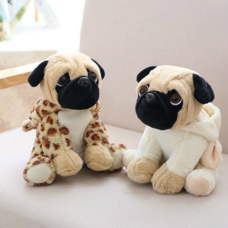 cuddly pug toy