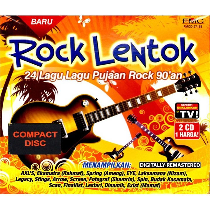  CD R VARIOUS ARTISTS ROCK LENTOK 2CD Shopee Malaysia