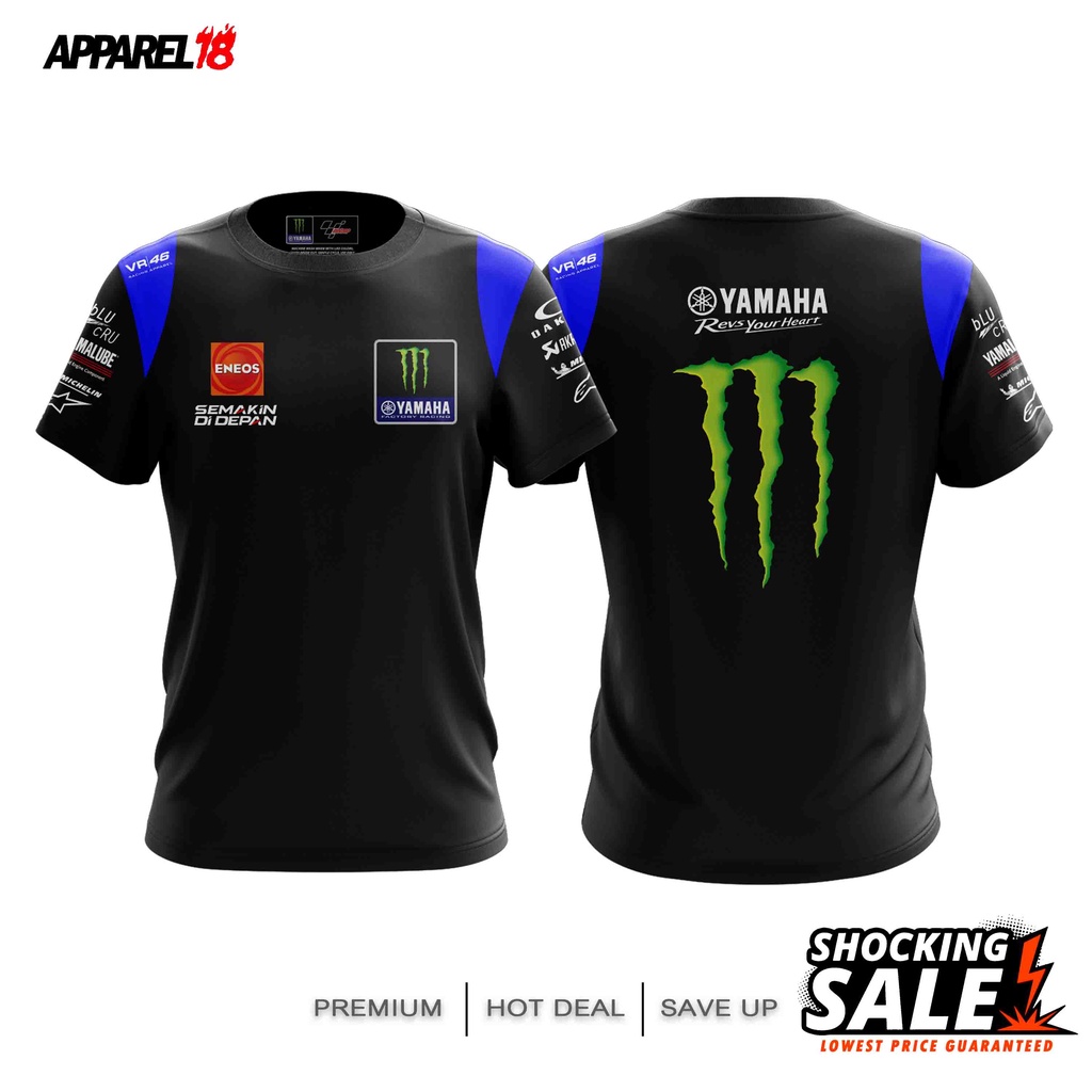 [MOTOGP 2022] T-Shirt Team Crew Yamaha MotoGP 2022 Custom Design (XS ...