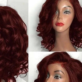 New Style Women S Color Gradient Short Curly Hair Big Waves Hair