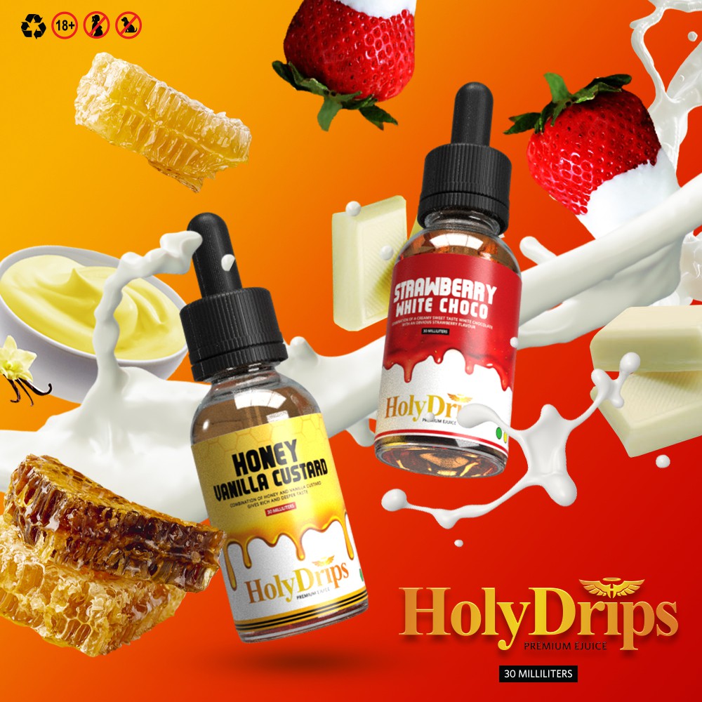Holy Drips Honey Vanilla Custard Freebase 30ml Shopee Malaysia