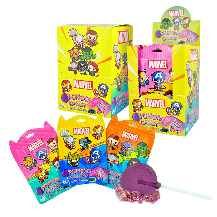 MARVEL POPPING CANDY 13.8G GRAPE FLAVOUR Shopee Malaysia