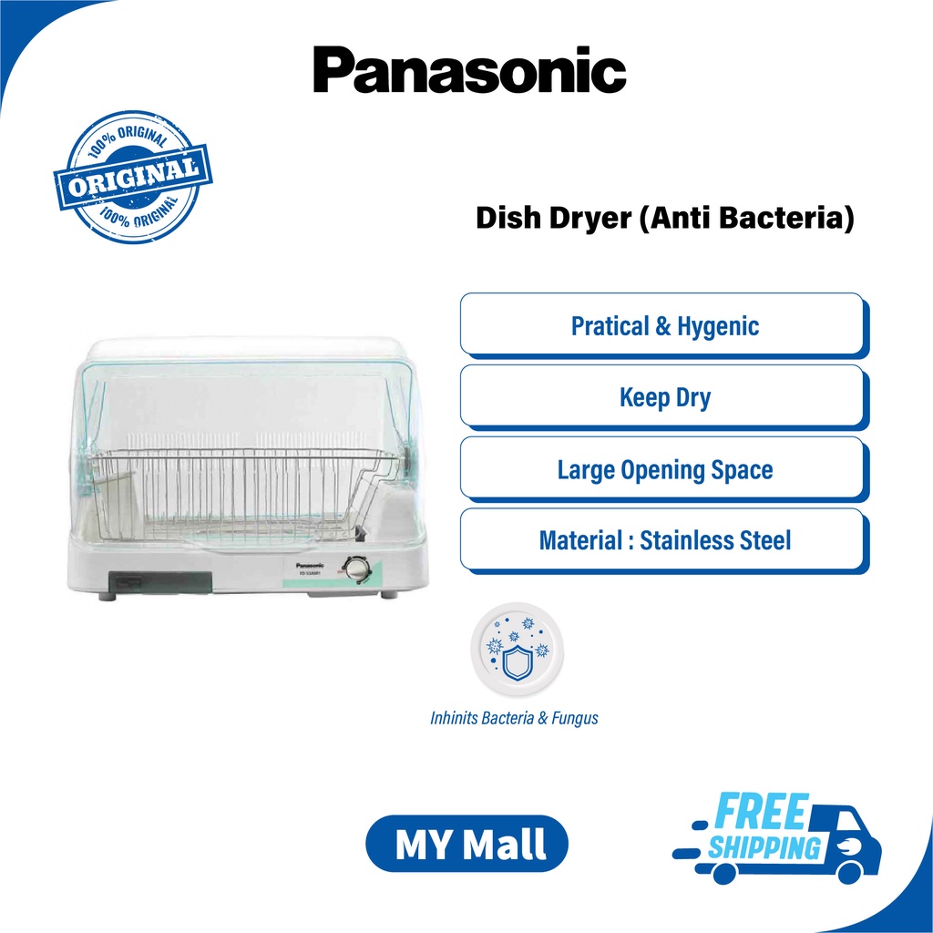 PANASONIC AntiBacteria Dish Dryer FDS3AM1 DISH DRYER 247W ANTI