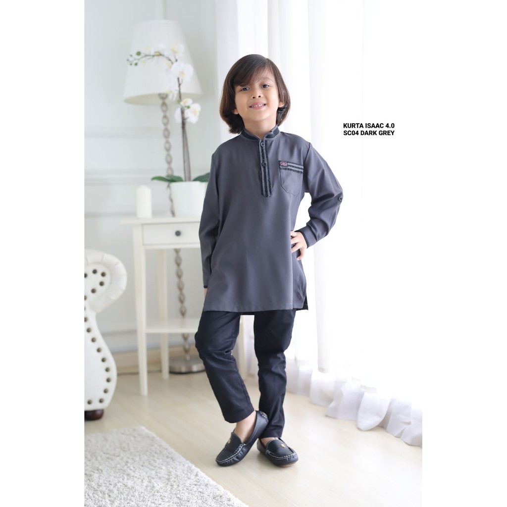 KURTA ISSAC KIDS 4 0 Baju Kurta Budak Lelaki Raya 2019 