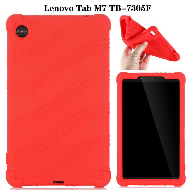 For Lenovo Tab M7 silicone case TB-7305F 7305i 7305N 7305X drop resistance  soft silicon cover Shopee Malaysia