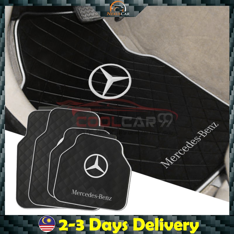 Floor Mats For Mercedes-Benz C Class W202 AMG Emblem Black NEW Premium ...