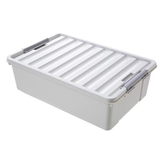 flat plastic storage boxes