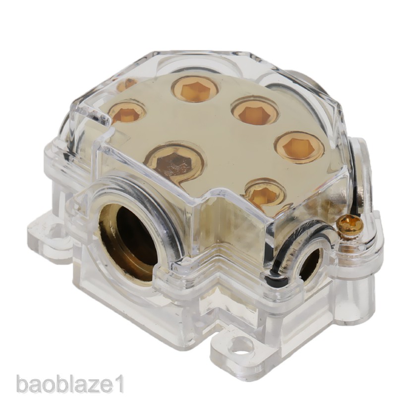 0 gauge to 4 gauge distribution block