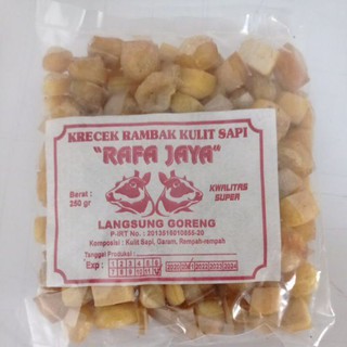 Keropok Kulit Lembu Mentah 500g Keropok Jangek Termurah Shopee Malaysia