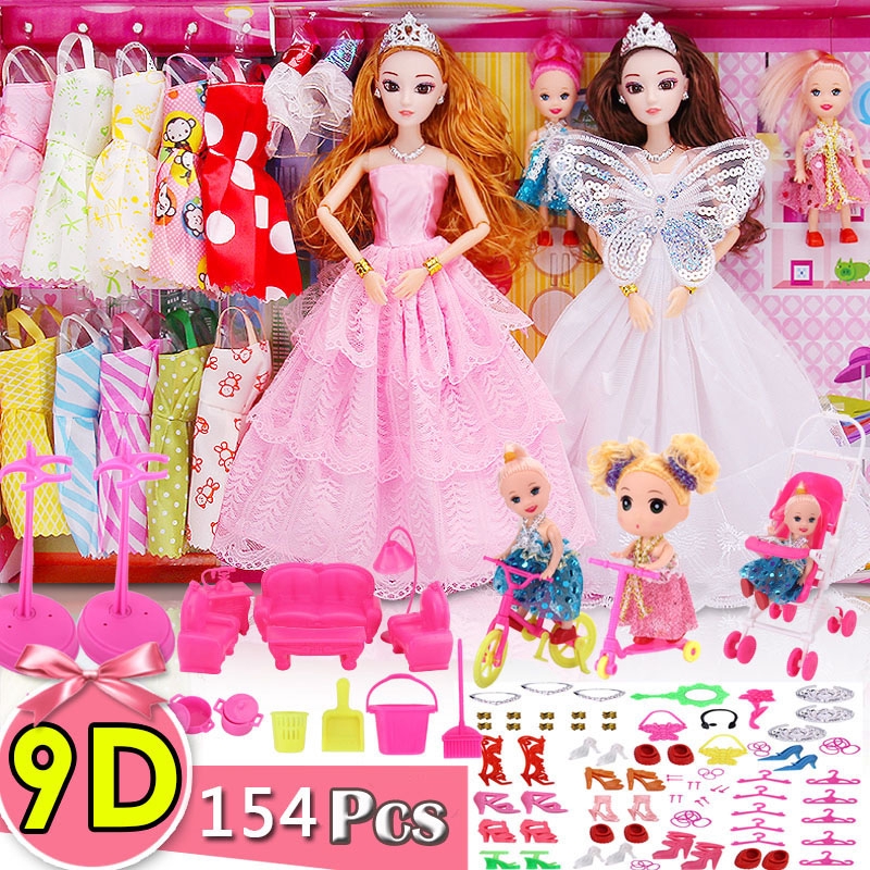 barbie doll full set