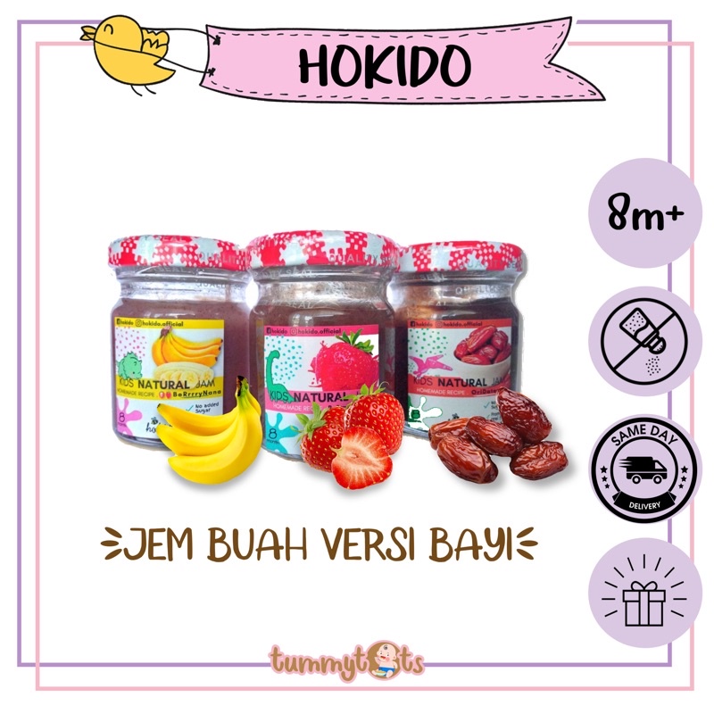 Clearance Hokido Jem Baby Tanpa Gula/Berrydates BerryNana Oridates