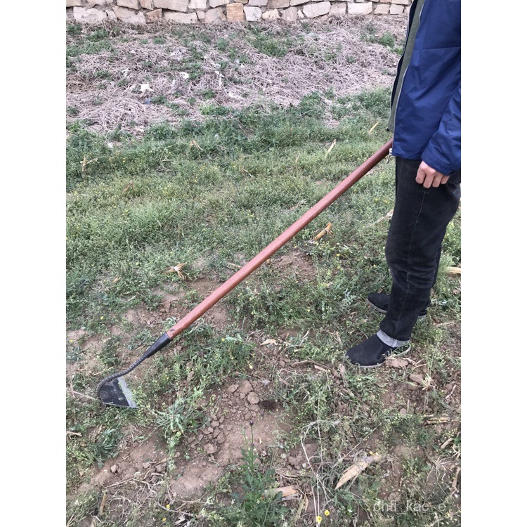 Gardening Tools锄地除草锄头铲草开荒松土农具园林园艺除草工具锰钢锄头花园除草 Shopee Malaysia