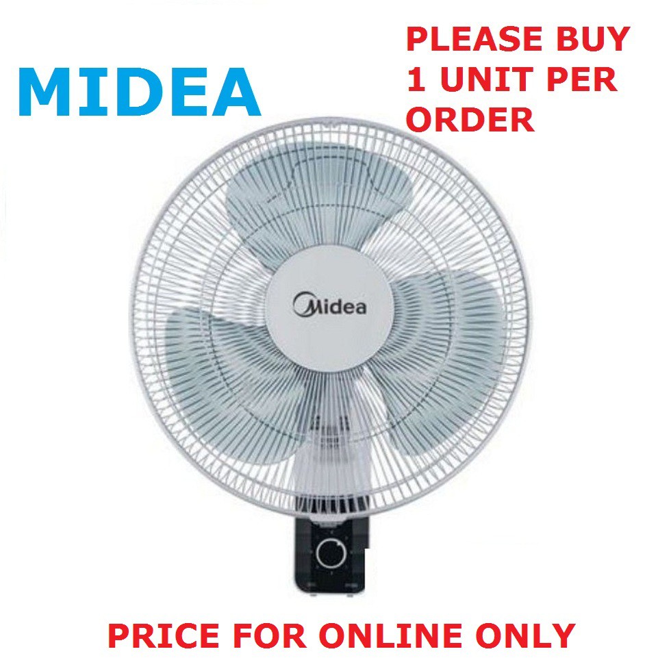 Midea Wall Fan 16 Mf 16fw15ka Kipas Dinding Shopee Malaysia