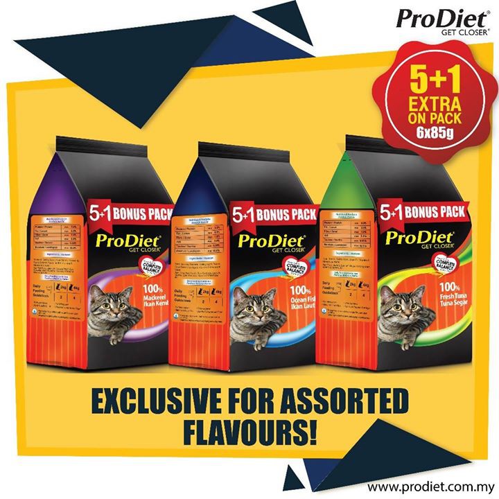 ProDiet 85G Wet Cat Food [Buy 5 Free 1 Promo Pack]