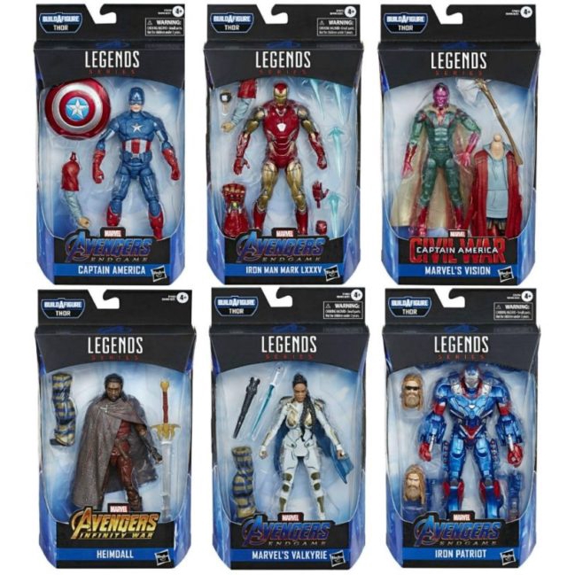 marvel avengers 6 inch action figures set