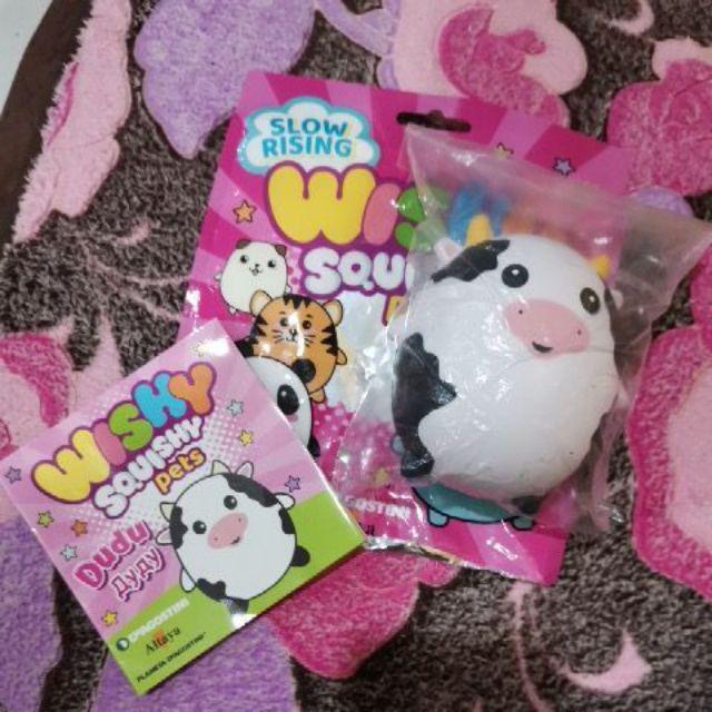 Cute wishy pets Squishy creative cartoon animal doll slow