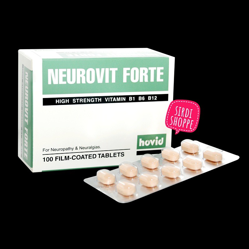 Neurovit Forte High Strength Vitamin B1b6b12 Tablet 10x10s Shopee Malaysia 9298