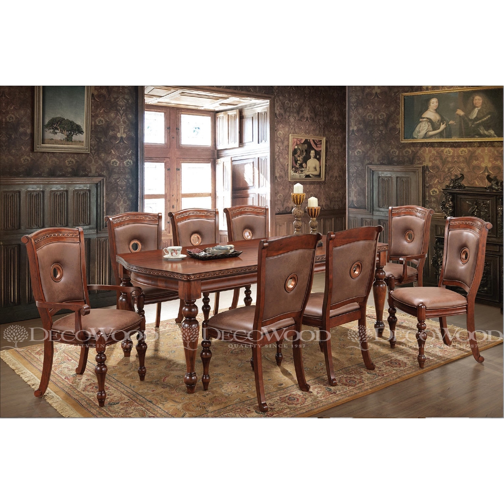 Solid Wood Dining Set Dining Table Dining Chairs set 