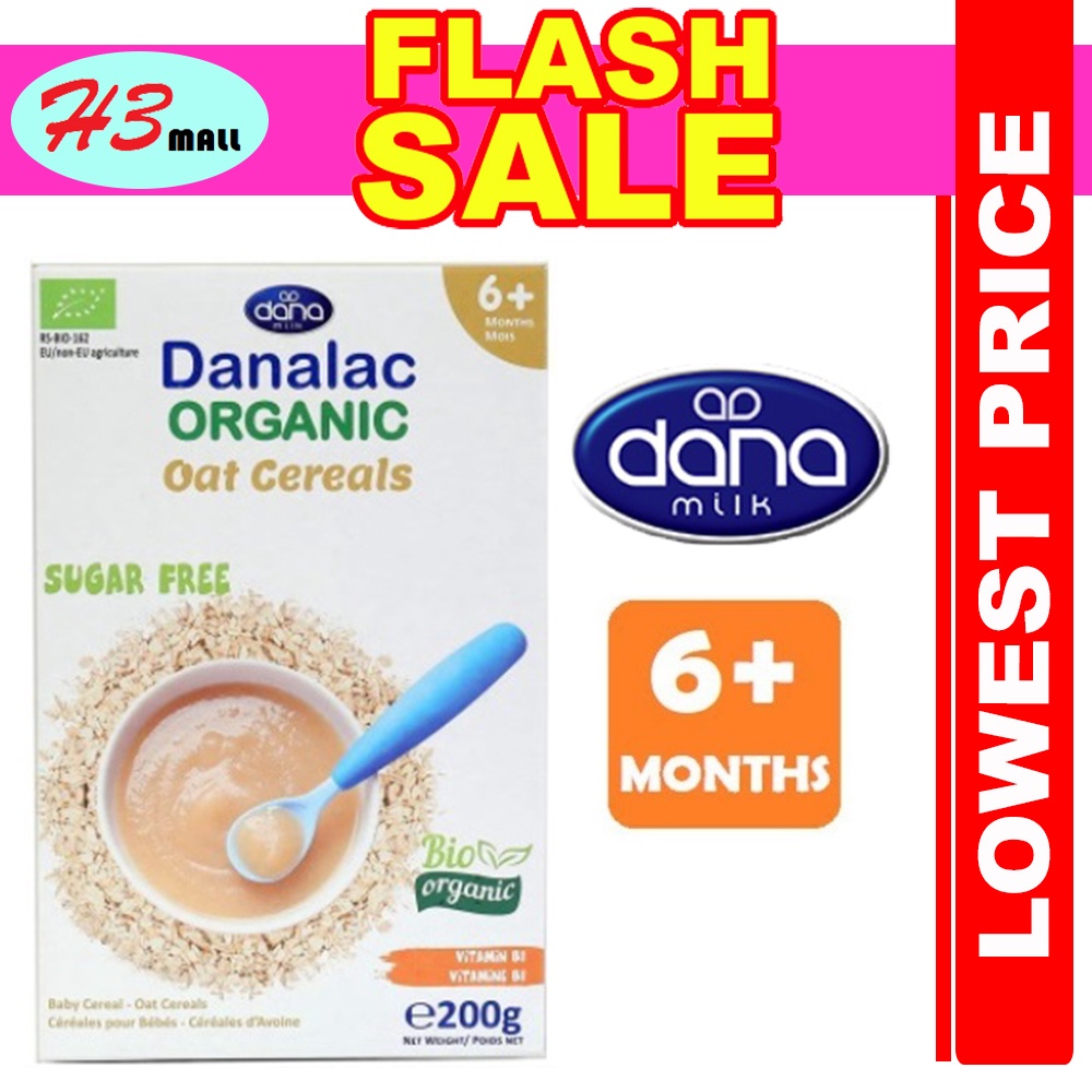 HALAL Danalac Baby Organic Oat Cereal (6M+) Shopee Malaysia