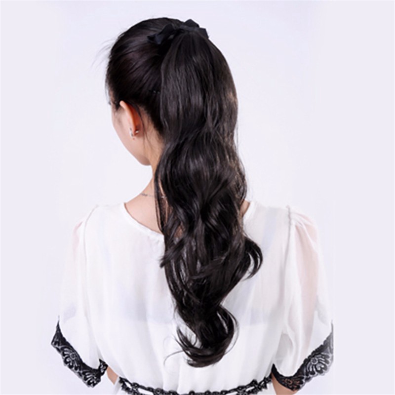 Fashion Synthetic Hair Clip In Ponytail Extensions Drawstring