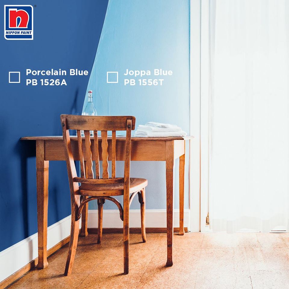 (INTERIOR) NIPPON PAINT 1LT / 5LT JOPPA BLUE PB 1556T Shopee Malaysia