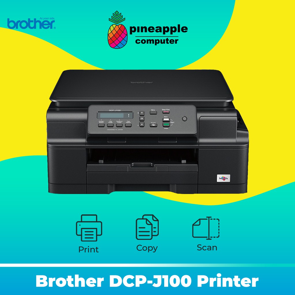 BROTHER DCP-J100 Ink Benefit Multi-Function Printer - Print , Scan , Copy (Damage Box ...