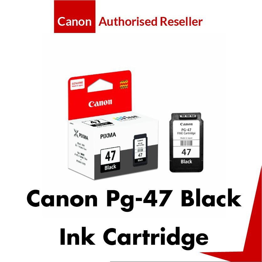 Canon PG47 Black Original Ink Cartridge for E410 / E470