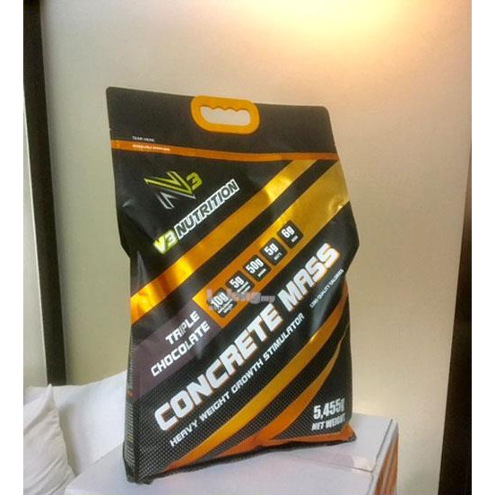 Ready Stock Concrete Mass 5 5kg Gainer Supplements Weight Gainer Protein Halal Shopee Malaysia