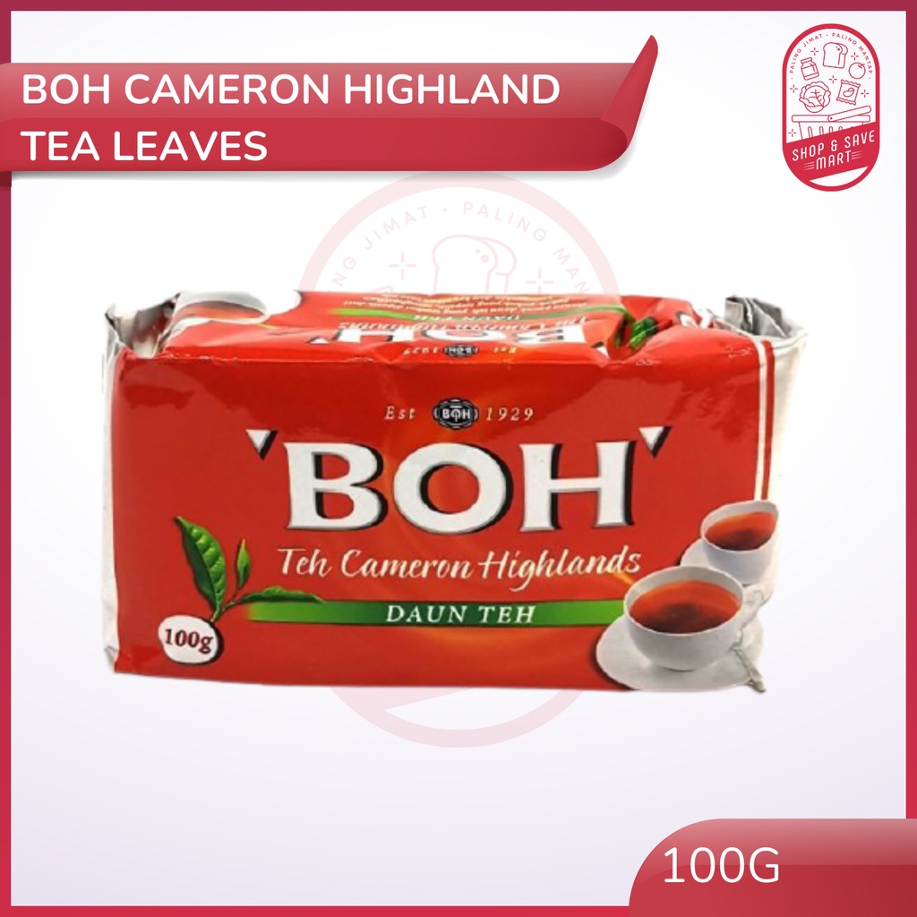 BOH Cameron Highlands Tea Leaves - 100g | BOH Daun Teh Cameron ...