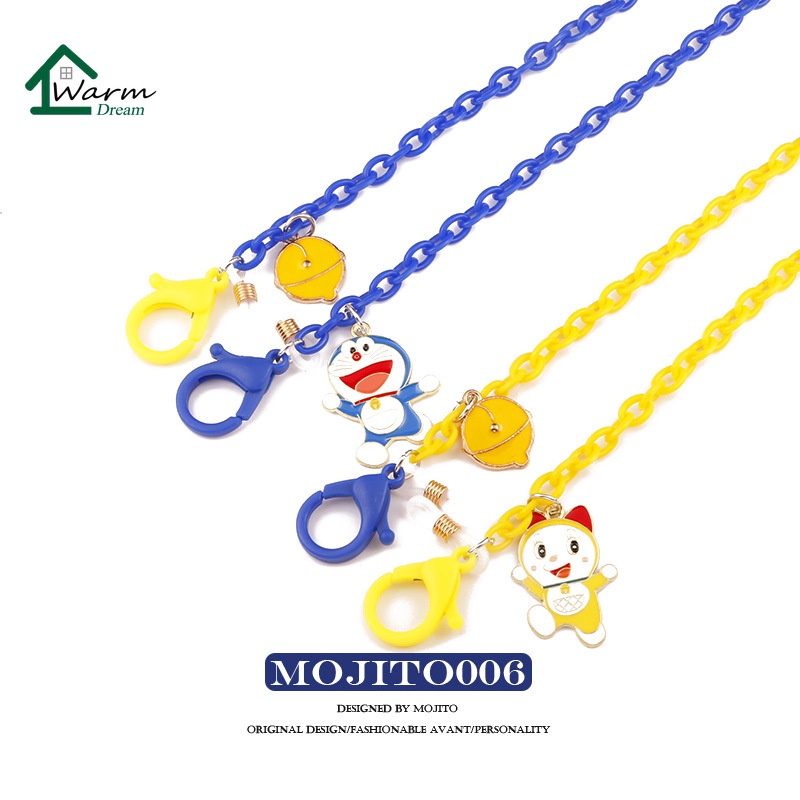 Doraemon Mask Lanyard Fashion Neck Straps Lanyards Mask Chains Anti