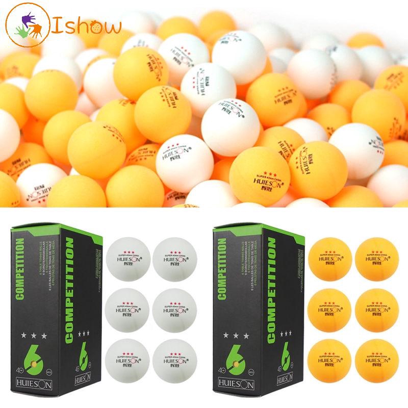 6pcs Box 3 Stars 40mm Olympic Quality Pro Table Tennis Balls Ping