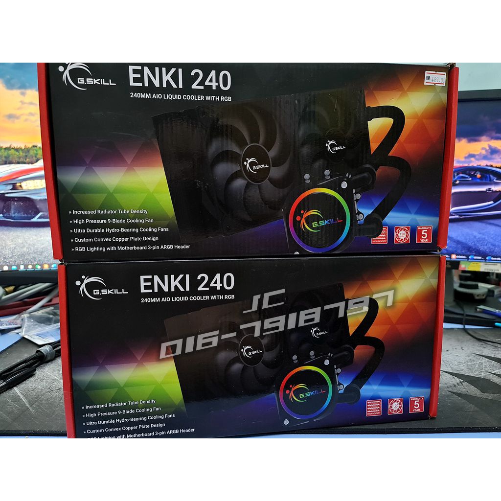 [CHEAPEST] G.Skill Enki 240 240mm AIO Cooler Shopee Malaysia