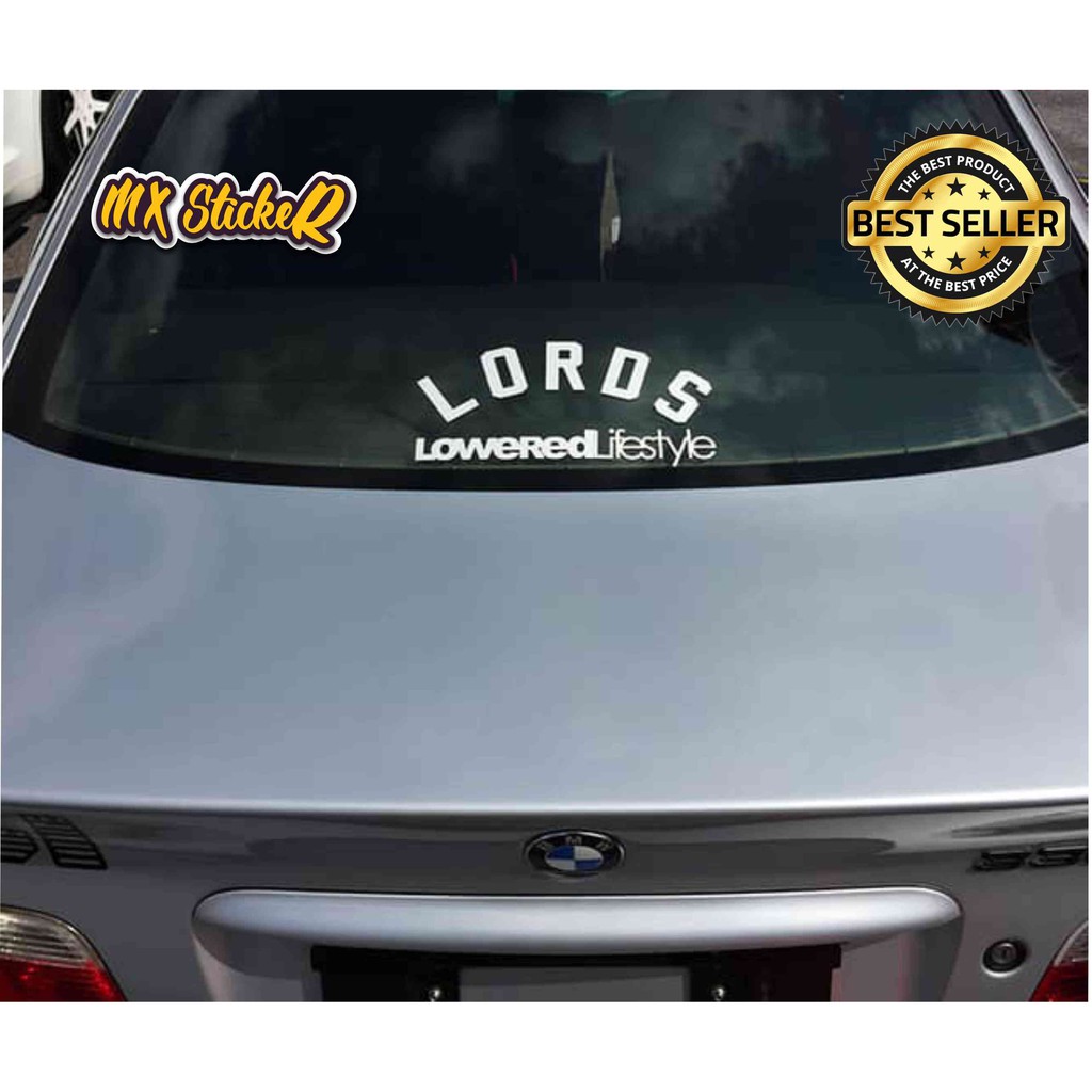 Lowered Lifestyle Decal
