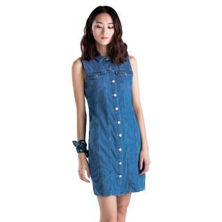 levis aubrey denim dress