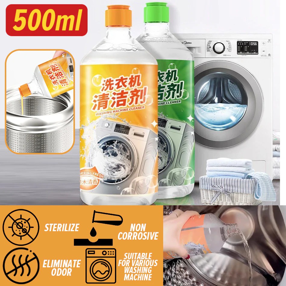 Flexfitt [ 500ml ] Washing Machine Cleaner Descaling Anti-Mold ...