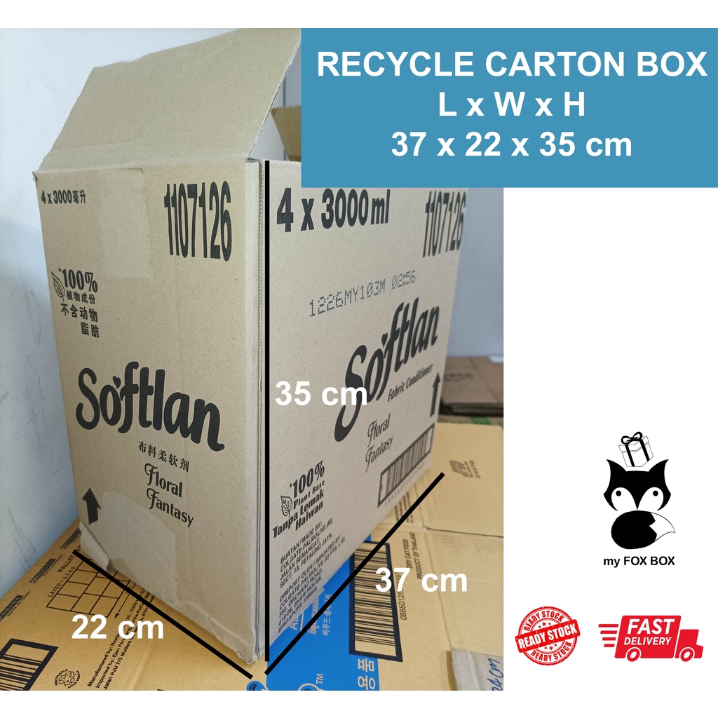 Kotak Pindah Recycle Carton Box Kotak Recycle Kotak Reuse Medium Size