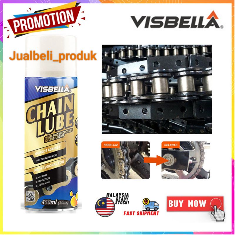Visbella chain lube 300 ml Shopee Malaysia